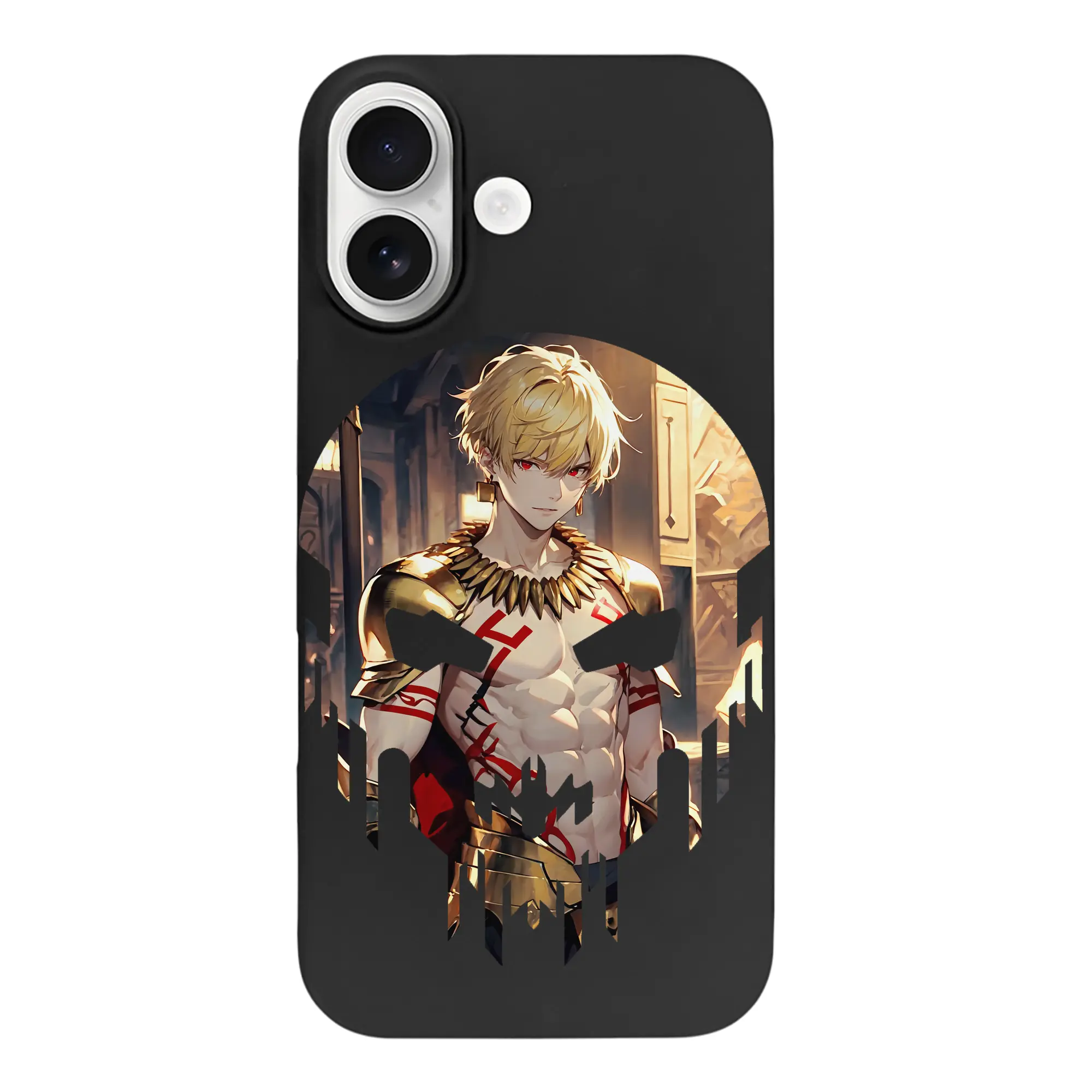 FGO グッズ,ギルガメッシュ - iPhone 17 シリーズ シリコンケース 薄型 耐衝撃 指紋防止 ソフトタッチカバー 精密フィット 傷防止 保護ケース iPhone 17/17 Air/17 Pro/17 Pro Max 対応